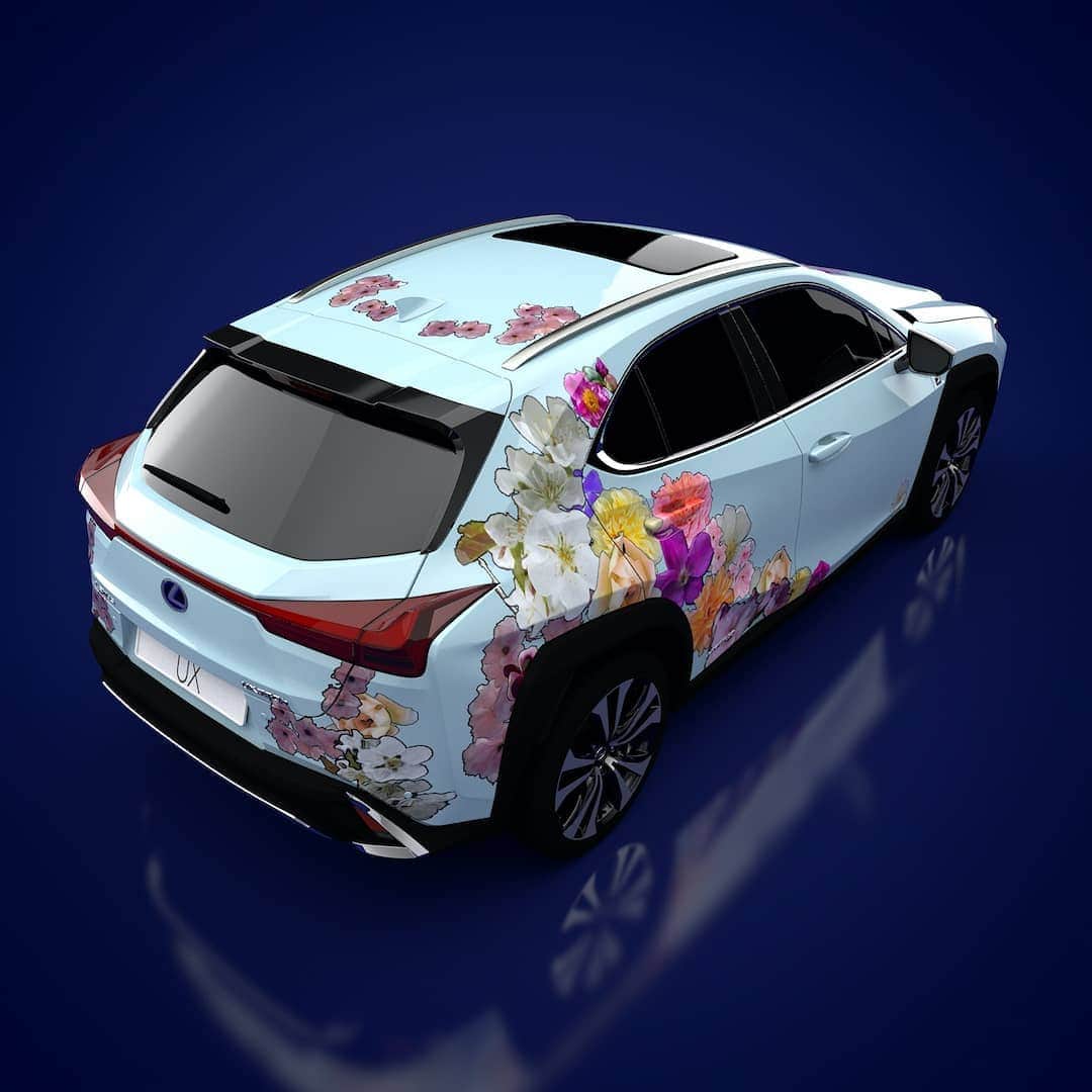Lexus UKさんのインスタグラム写真 - (Lexus UKInstagram)「Influenced by her garden, which had recently bloomed, Sharlotte decorated her #TattooCar with a floral design, a theme common in tattooing.   The baby blue background is light at the front and gets darker towards the rear, while flowers used include carnations, roses, and cherry blossom.  What do you think of this floral design?  #Design #CarDesign #Lexus #Carsofinstagram #Tattoo #Tattoos #Craftsmanship #LexusTattooCar #LexusUX #Flowers #FlowerCar #FlowerTattoo」8月3日 21時01分 - lexusuk