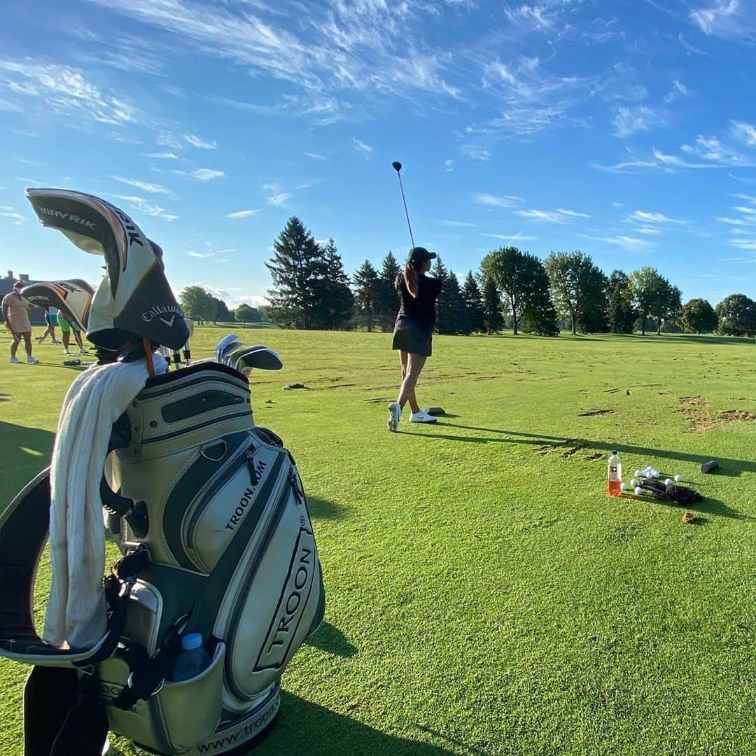 のインスタグラム：「Man...This week was a true test in every aspect!  Feels good to be back, Inverness has definitely become one of my new favorite courses.  Next up: @marathonlpga」