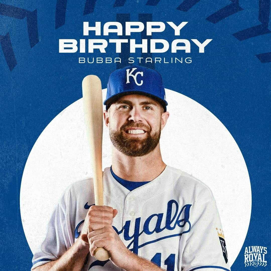 カンザスシティ・ロイヤルズさんのインスタグラム写真 - (カンザスシティ・ロイヤルズInstagram)「Wishing Bubba a very Happy Birthday! #AlwaysRoyal」8月3日 22時01分 - kcroyals