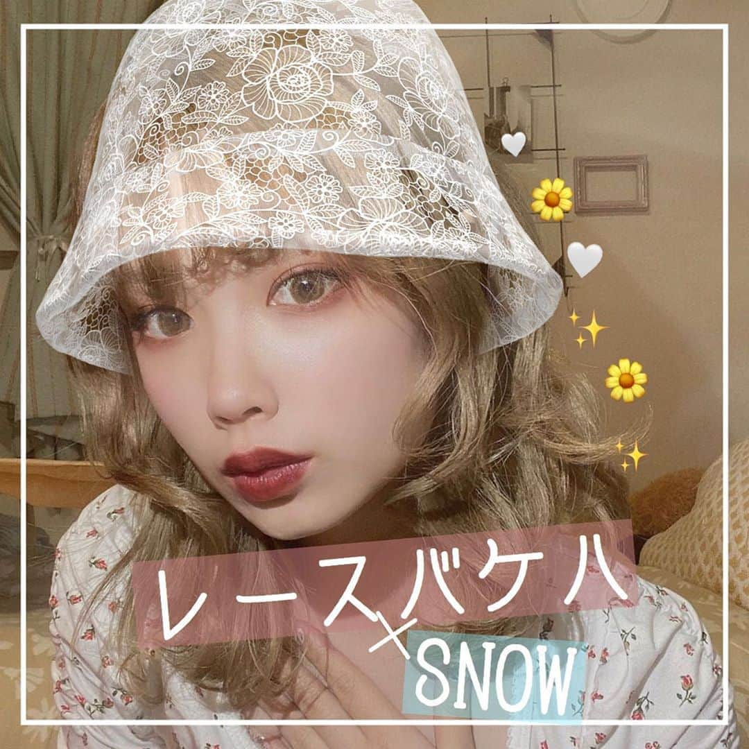 「SNOW」顔認識カメラアプリのインスタグラム