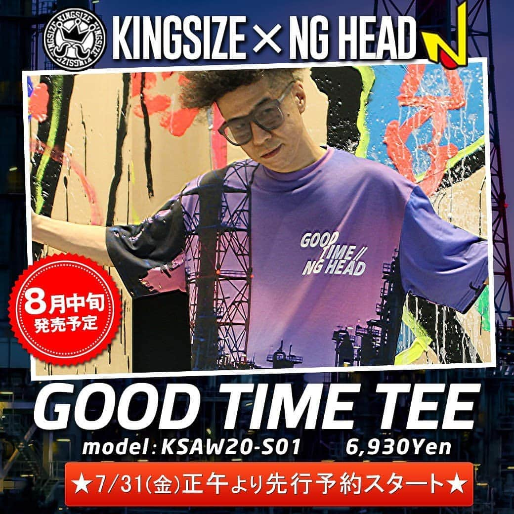 NG HEADさんのインスタグラム写真 - (NG HEADInstagram)「ハイエストでも着用した"GOODTIME" T 予約始まってます！ 早い者勝ちです👍」8月3日 23時14分 - nghead5