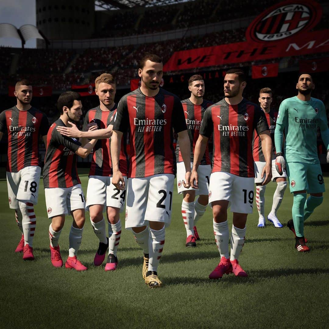 ACミランさんのインスタグラム写真 - (ACミランInstagram)「🎮⚽ @easportsfifa 21 is the only place you can play as the Rossoneri, including the historic San Siro. Pre-order #FIFA21 now 🔴⚫ #SempreMilan」8月3日 23時39分 - acmilan