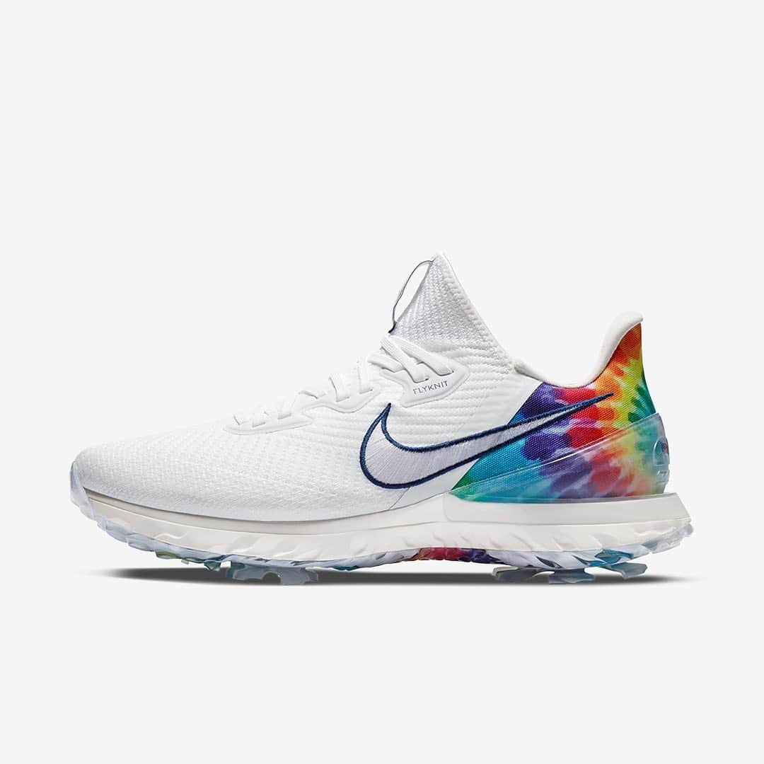 Nike Golfさんのインスタグラム写真 - (Nike GolfInstagram)「Teeing off today, Peace, Love and Golf. Footwear inspired by the spirit of SF.  Available for members now. Shop link in bio.」8月4日 0時05分 - nikegolf