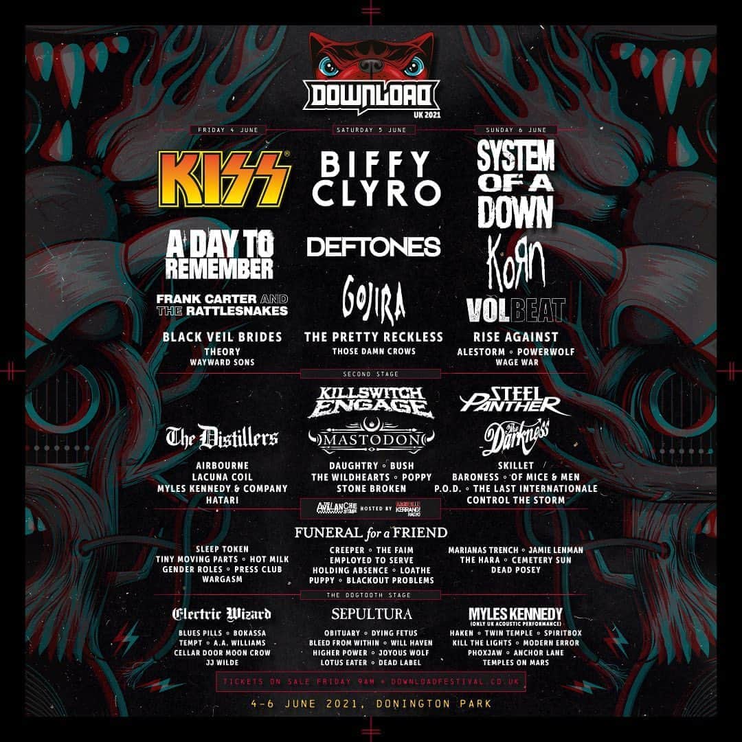 Of Mice & Menのインスタグラム：「UNITED KINGDOM!! We’re very excited for our return to @downloadfest 2021 on Sunday, 6 June! Tickets are on sale now at OFMICETICKETS.COM, let’s rock!!🇬🇧🤘💯」