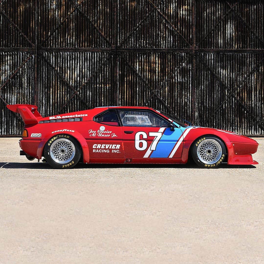 HYPEBEASTさんのインスタグラム写真 - (HYPEBEASTInstagram)「@hypebeastcarclub: @rmsothebys is auctioning off a @bmw M1 Procar. Created for the tracks and originally launched in 1978, it embodies a wedge design, unlike anything the German automaker has ever created up to that point. This particular model is in pristine condition and boasts a signature racing red exterior with sky blue racing stripes and a kitted spartan interior featuring a Sparco racing seat and harness. Check out the listing on RM Sotheby’s for more info.⁠⠀ Photo: RM Sotheby’s」8月4日 0時34分 - hypebeast