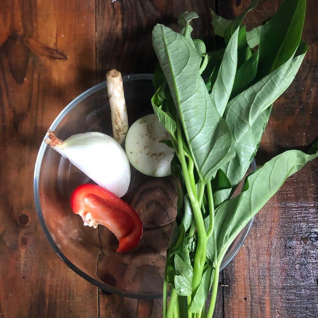 直樹 加藤さんのインスタグラム写真 - (直樹 加藤Instagram)「.. 空芯菜、美味しいですよね。」8月4日 0時28分 - daimonjiyakatonaoki