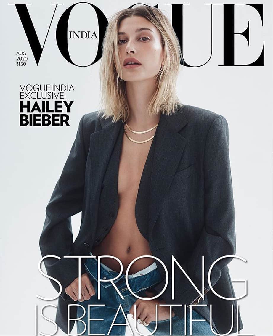 IMG Modelsさんのインスタグラム写真 - (IMG ModelsInstagram)「Beauty in Strength. ❤️ #HaileyBieber (@haileybieber) covers @vogueindia. #📷 @zoeygrossman #⭐️ #IMGstars」8月4日 0時45分 - imgmodels