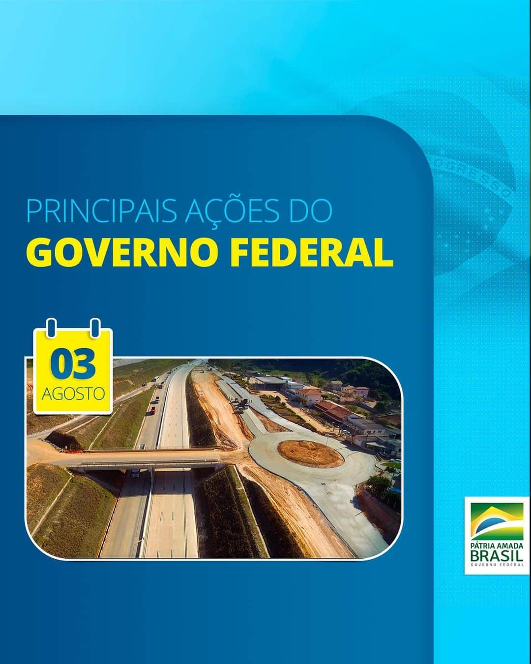 ジルマ・ルセフさんのインスタグラム写真 - (ジルマ・ルセフInstagram)「#OBRASENTREGUES: Governo Federal entrega mais 7km de duplicação da BR-381/MG. Já são 35km duplicados com 6 pontes, 2 viadutos e um túnel, além de correções na geometria da pista para atenuar curvas perigosas. 🚜🇧🇷🚧  #SEGURANÇANASFRONTEIRAS: Operação conjunta entre a FAB e a Polícia Federal apreendeu mais de uma tonelada de cocaína transportada em 2 aeronaves. As ações fazem parte da Operação Ostium para coibir ilícitos transfronteiriços. 👮♀🇧🇷✈️ https://bit.ly/2DdFbig  #DOU: Divulgado o calendário de pagamentos do Auxílio Emergencial para novos aprovados e pessoas que tiveram o pagamento reavaliado. O total de beneficiados chega a 1,15 milhão de pessoas. 🗓️💰 https://bit.ly/3k3cHIC  #BEm: Mais de 15 milhões de acordos entre empregadores e empregados já foram celebrados para preservação dos postos de trabalho no país. A ação faz parte do Benefício Emergencial de Preservação do Emprego e da Renda, do Ministério da Economia. 🇧🇷🚀 https://bit.ly/39YHrGc  #OPERAÇÃOCOVID19: Ação interministerial, formada pelos ministérios da Saúde, Defesa, Justiça e Segurança Pública e Conselho Nacional da Amazônia Legal está atendendo as aldeias da região de São Marcos. Órgãos estão levando medicamentos, testes rápidos e EPIs para enfrentamento da pandemia. 🏥👨⚕🩺  #DOU: O CMN prorrogou de 15 de agosto de 2020 para 15 de dezembro de 2020 o prazo de vencimento das parcelas de operações de crédito rural de custeio e investimentos de mutuários cujas atividades foram prejudicadas pelas medidas ligadas à pandemia. https://bit.ly/39PQid4  #ECONOMIA: BNDES ultrapassa os R$ 30 bilhões em aprovações nas linhas emergenciais da pandemia. Mais de 163 mil empresas foram beneficiadas neste período de pandemia.  #CULTURA: Ministério do Turismo divulga valores para apoiar a cultura nos estados e no Distrito Federal. Recursos integram os R$ 3 bilhões definidos pela Lei Aldir Blanc para ajudar o setor durante a pandemia. https://bit.ly/30oKMuN  #CONSULTAPÚBLICA: O Ministério do Meio Ambiente lança consulta pública do Plano Nacional de Resíduos Sólidos, esperado há 10 anos. Plano traz diagnóstico, diretrizes, metas e programas sobre a gestão do lixo no Brasil. https://bit.ly/2XncwOt」8月4日 0時45分 - presidenciadobrasil