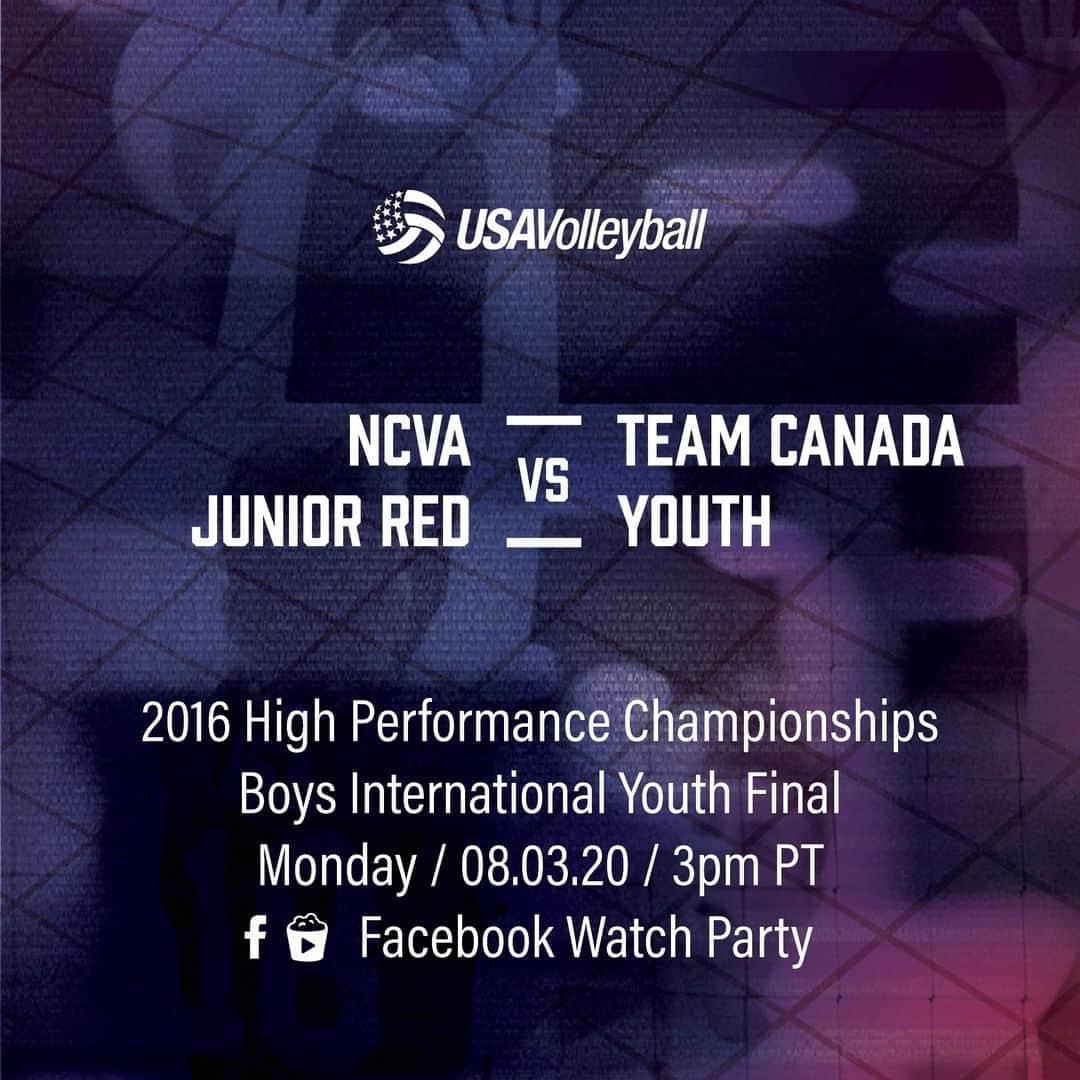 USA Volleyballさんのインスタグラム写真 - (USA VolleyballInstagram)「International experience is what High Performance Championships is all about! We get that and MORE in this high flying match between @_ncva_ Junior Red and @teamcanada Youth!  Head over to the USA Volleyball Facebook now (link in bio) and set your ⏰ to watch it Live at 3pm PT! #USAVwatchparty」8月4日 1時00分 - usavolleyball