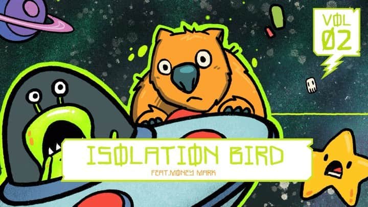 マイク・シノダのインスタグラム：「‪Track 4, Isolation Bird (feat. @moneymarkofficial)  Stream/Download: 🔗 in bio」