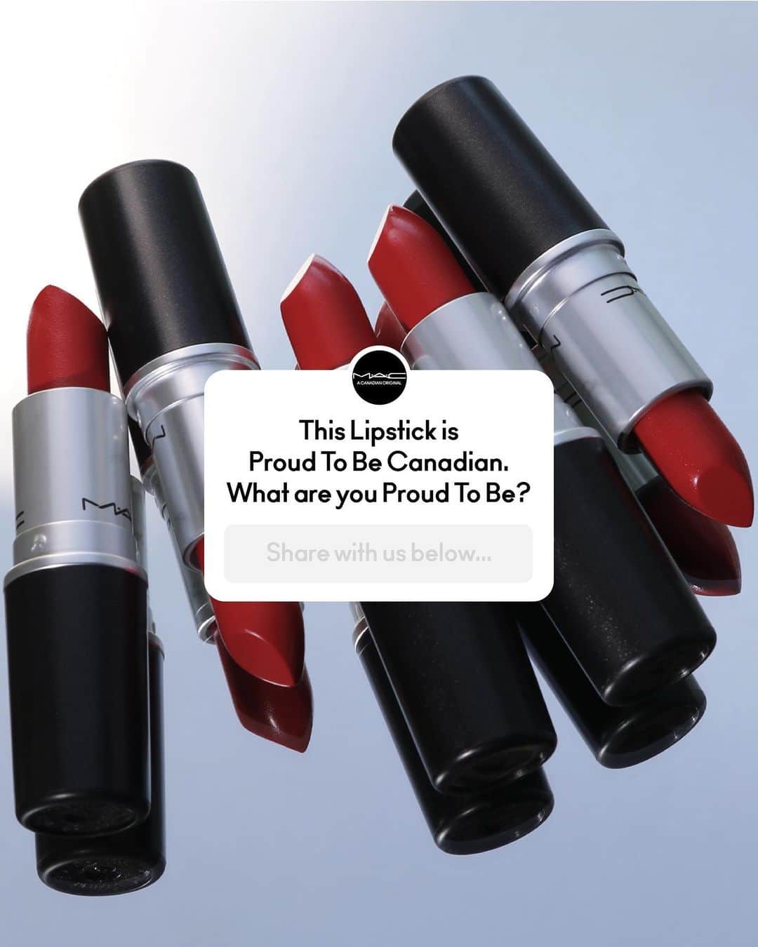 M·A·C Cosmetics Canadaさんのインスタグラム写真 - (M·A·C Cosmetics CanadaInstagram)「M·A·C was founded in Toronto to celebrate diversity through makeup and originality through you. We’re Proud To Be Canadian — just like this Matte Lipstick in Proud To Be Canadian 🇨🇦 Proudly made right here in Canada, this exclusive shade is universally flattering and universally loved by all ages, all races, all genders. Swipe 👉 to see it in action!  We want you, our community, to help us fill in the blank! The lovely @stephanecotemakeup, @janine.bowen and @amoffattintime helped us kick it off ❤️ Now, we want to hear from you! What are you Proud To Be? Tag @MACCosmeticsCanada for a chance to be featured all month long.」8月4日 1時11分 - maccosmeticscanada