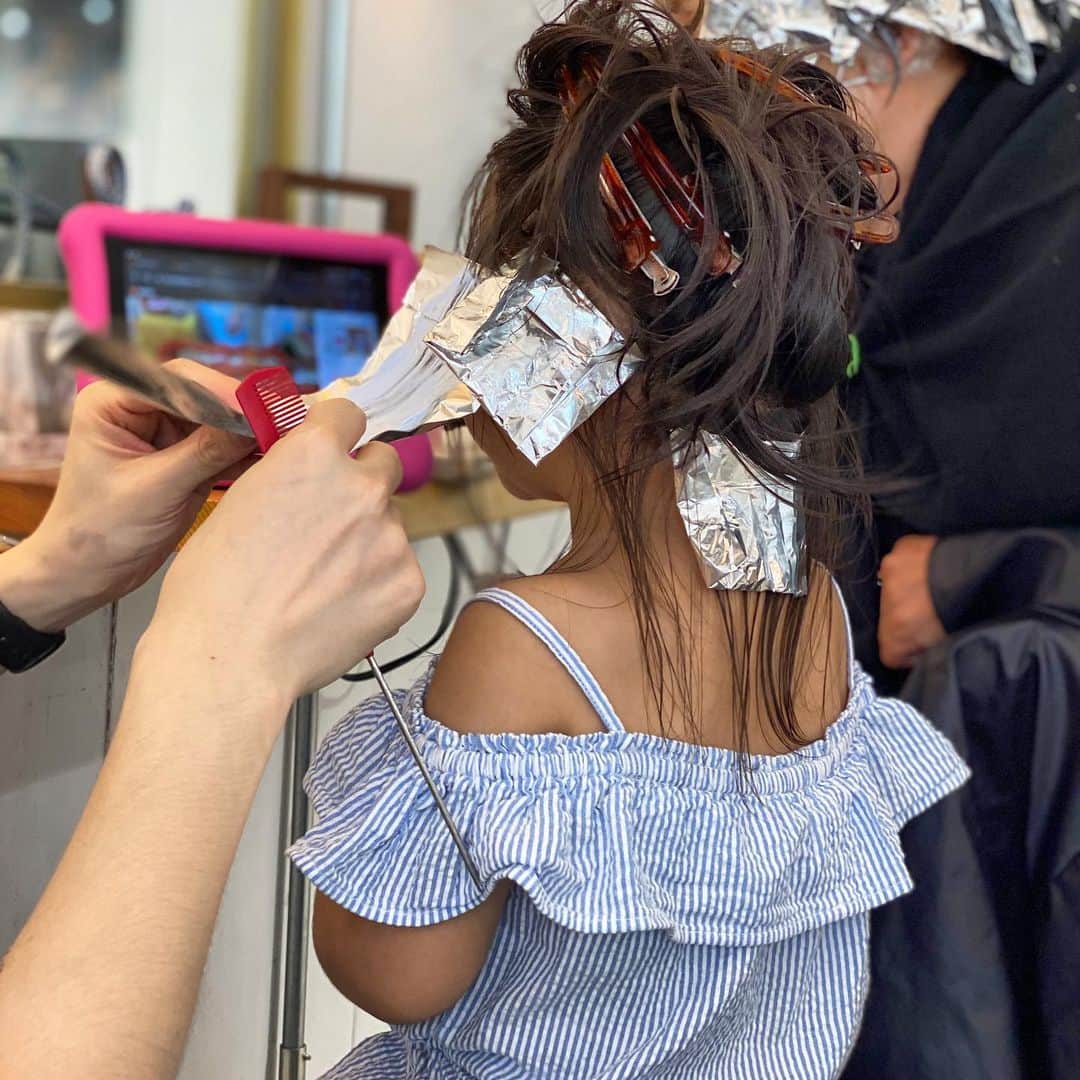 &mのインスタグラム：「大好きなお兄ちゃんに😋ままのまねっこ🥳🥳」