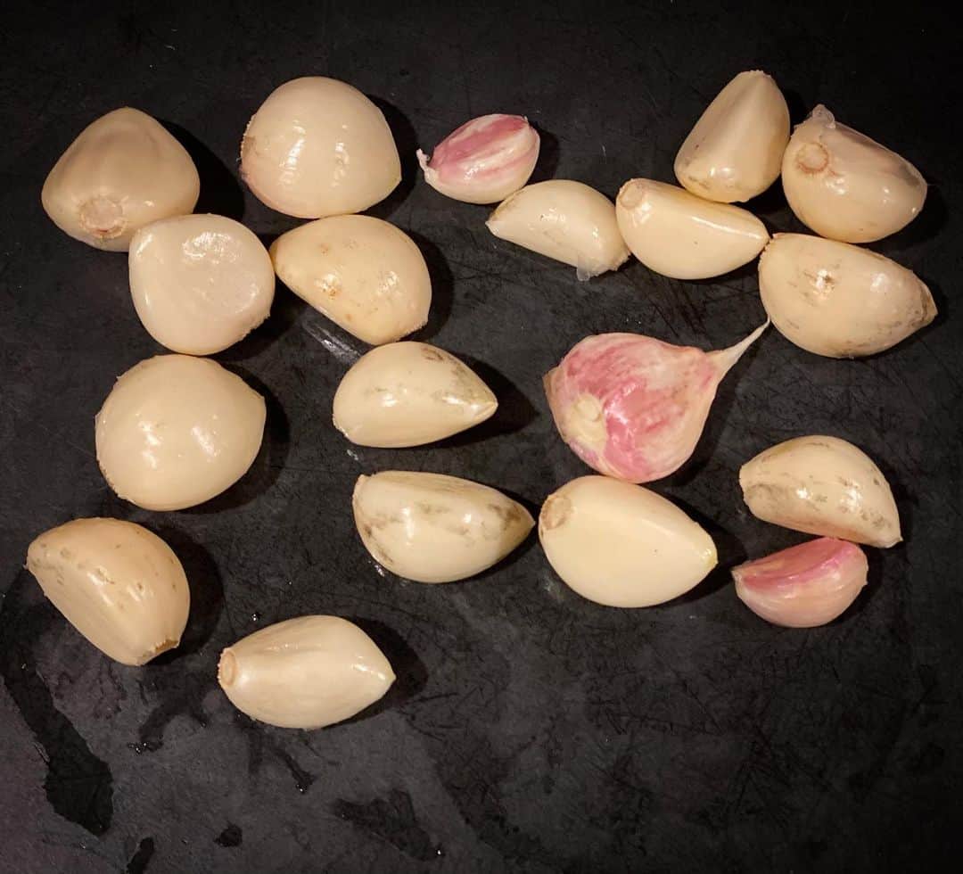 ロンダ・ラウジーさんのインスタグラム写真 - (ロンダ・ラウジーInstagram)「What started as 5 cloves from some old garlic is now 19 cloves of new garlic - cost zero dollars and almost zero effort 🙏🏼❤️🌱💵#grocerygarden」8月4日 11時15分 - rondarousey