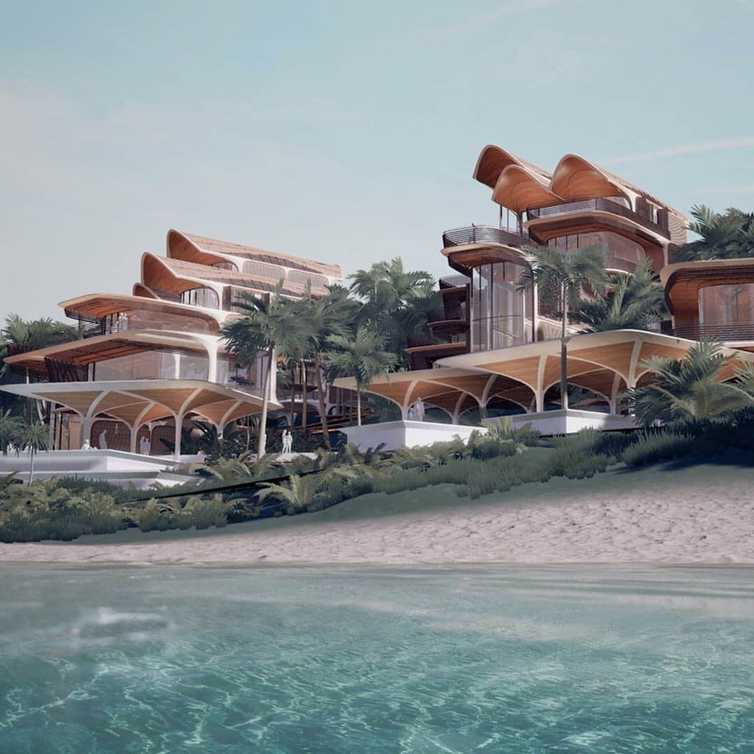 HYPEBEASTさんのインスタグラム写真 - (HYPEBEASTInstagram)「#hypelife: @zahahadidarchitects has teamed up with @akt_ii and @hilson_moran for its latest project, the Roatán Próspera Residences. Located on the island of Roatán in the Caribbean, the project was designed specifically to respond to the climate, terrain and environment of the island. The result is a residential design that integrates the local vernacular tradition of timber construction, climate appropriateness and spatial experience with new digital design, engineering and construction technique. Find out more via the link in our bio. ⁠⠀ Photo: Zaha Hadid Architects」8月4日 12時12分 - hypebeast