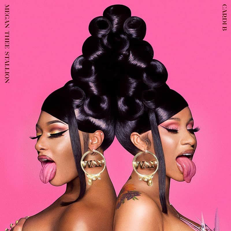 のインスタグラム：「WAP this Friday 👅 #megantheestallion #cardib」