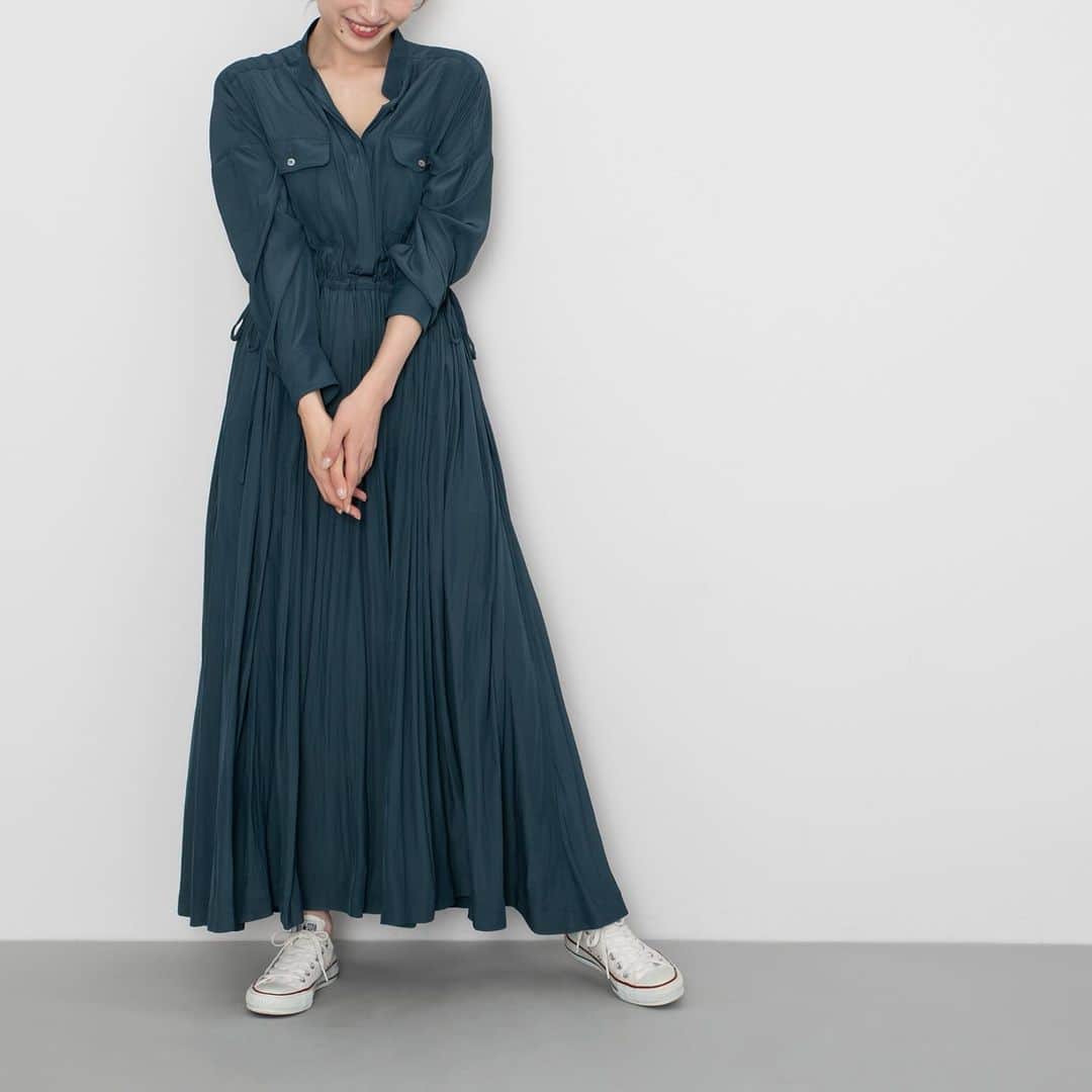 のインスタグラム：「【Elsa】 1枚でサマになるnew onepiece とろみ素材で落ち感があるのでこの時季にピッタリ . . .  @upperhights ﻿ #upperhights #アッパーハイツ﻿ #jeansfashion #ワンピース  #マキシワンピース#onepiece #day #onepiecedress #summer #summerfashion #summerstyle #ootd #outfit﻿ #ootdfashion #outfitstyle ﻿ #instafashion #instagood」