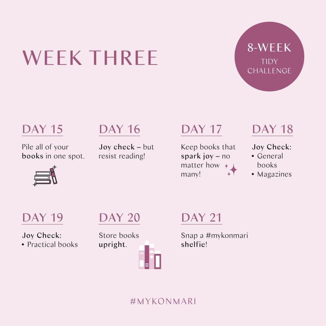 近藤麻理恵さんのインスタグラム写真 - (近藤麻理恵Instagram)「We’re on week three of our 8-week Tidy Challenge over at @konmari.co! It's easy, free and fun. Link in profile to join in!」8月4日 4時05分 - mariekondo