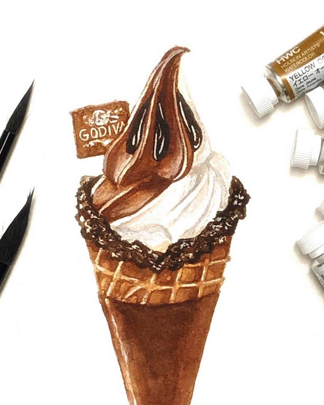 GODIVAさんのインスタグラム写真 - (GODIVAInstagram)「GODIVA Soft Serve may be a work of art, but we want to see how you bring it to life on paper! Share your GODIVA Creative Challenge masterpieces using #AtHomeWithGODIVA for a chance to win a delicious prize. 🎨✍️😍  GODIVA Creative Challenge ends 8/16 at 11:59 p.m. ET. Entries valid for US residents only. Rules: https://bit.ly/CreativeChallengeGODIVA」8月4日 4時14分 - godiva