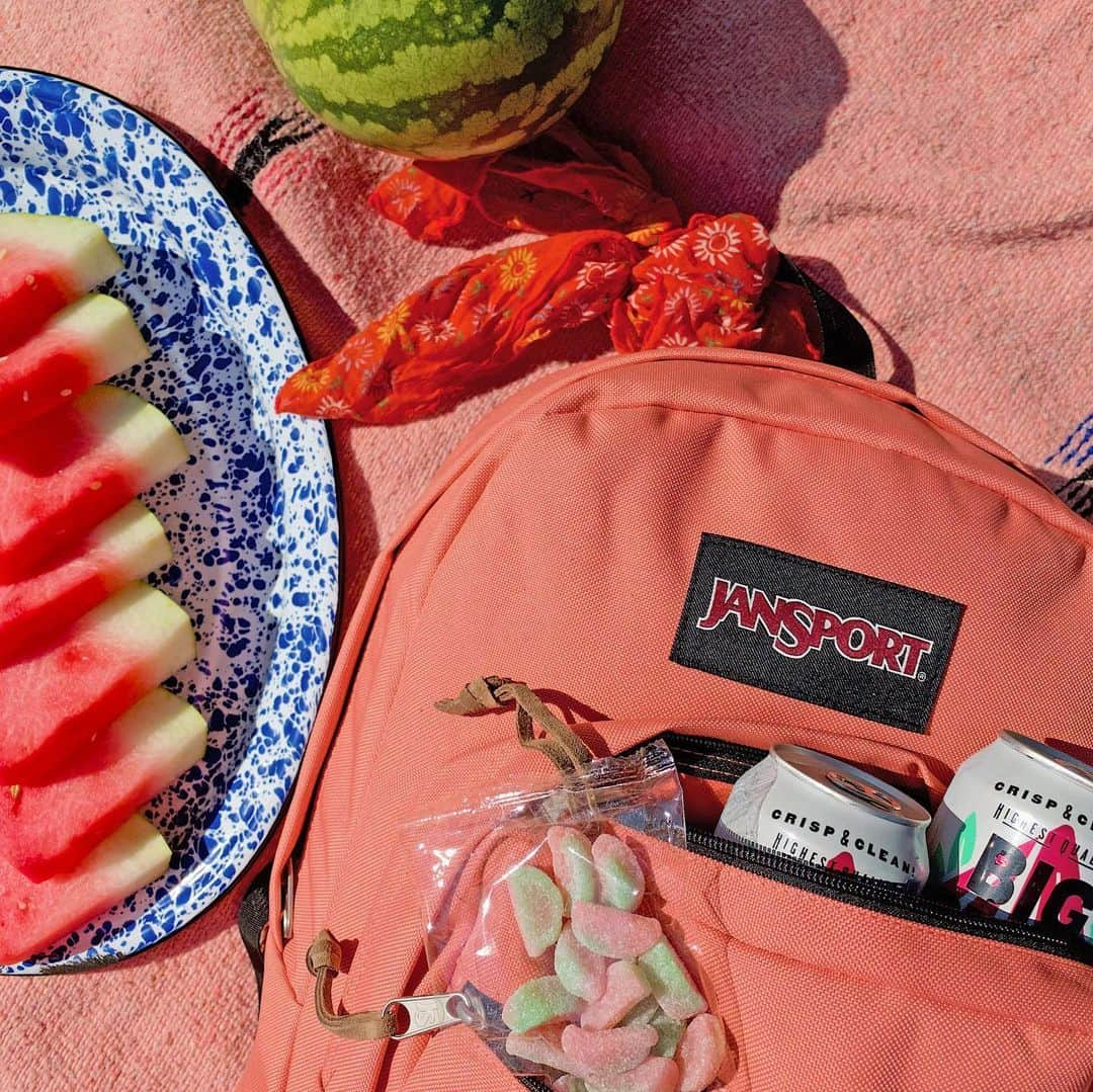 ジャンスポーツさんのインスタグラム写真 - (ジャンスポーツInstagram)「Celebrate #NationalWatermelonDay with our one in a melon Right Pack.」8月4日 5時21分 - jansport