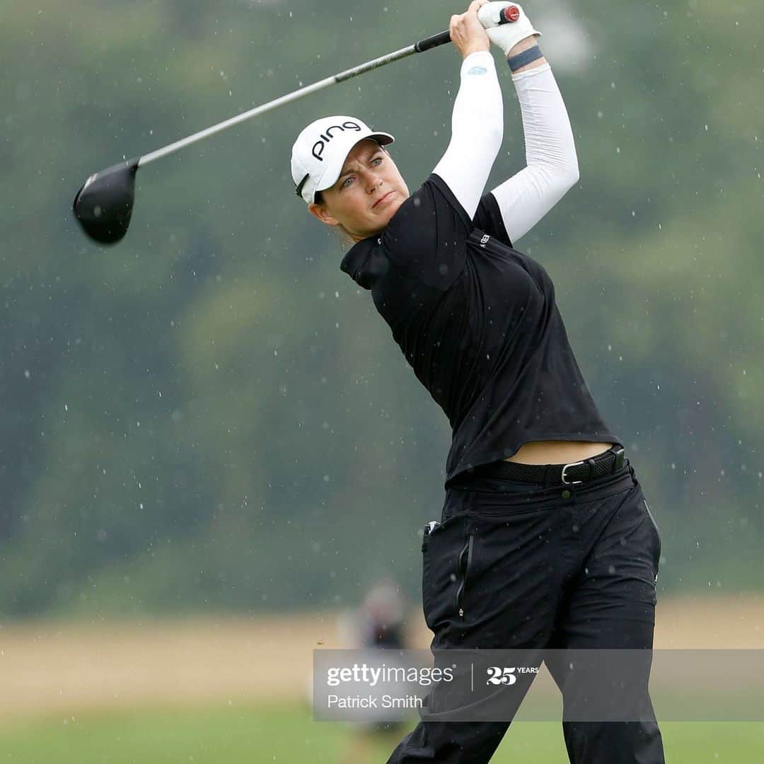 キャロライン・マッソンのインスタグラム：「So much fun to be back to tournament golf! Thank you @lpga and @invernessclubgolf for making it happen. Inverness played as tough as expected and the rain surely didn’t make it any easier! Solid week for me finishing t-11 and looking forward to the next one —> @marathonlpga #DriveOn」