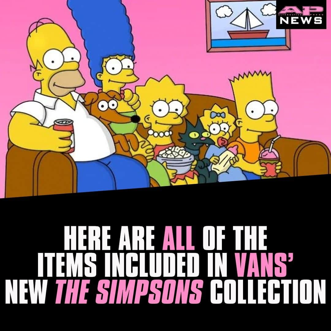 Alternative Pressさんのインスタグラム写真 - (Alternative PressInstagram)「@Vans’ new ‘@thesimpsons’ collection includes new items inspired by some of the show’s most beloved characters⁠ LINK IN BIO⁠ .⁠ .⁠ .⁠ #thesimpsons #simpsons #thesimpsonscollection #thesimpsonsshow #thesimpsonscartoon #thesimpsonscharacters #simpsonscharacters #thesimpsonsvans #simpsonsvans #thesimpsonsvansshoes #simpsonsvansshoes #thesimpsonsvanssneakers #simpsonsvanssneakers #thesimpsonsvanscollection #simpsonsvanscollection #vans #vansshoes #vanssneakers #vanscollection #alternativepress #altpress」8月4日 7時01分 - altpress