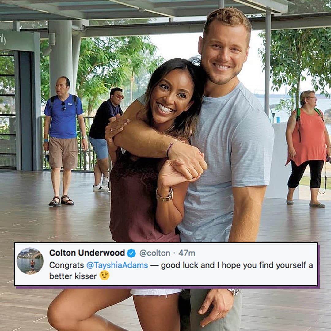 E! Onlineさんのインスタグラム写真 - (E! OnlineInstagram)「Colton Underwood is definitely not on the fence when it comes to his feelings about Tayshia's #Bachelorette news. 😂 (📷: Instagram)」8月4日 9時31分 - enews