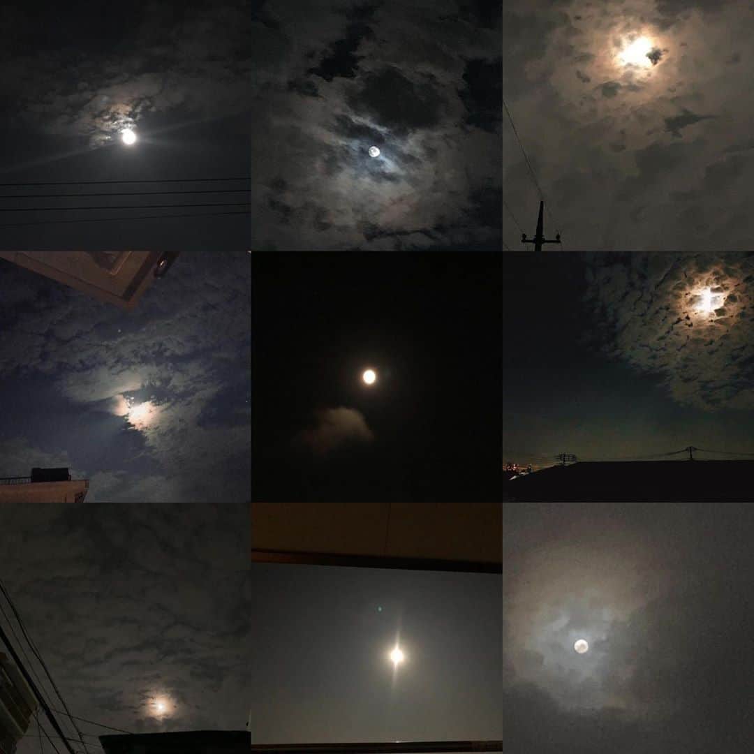 久保雄司のインスタグラム：「昨夜全国のサロンメンバーとそれぞれの場所で一斉に月をみた🌕 つながりを感じた🤝  #つながり #オンラインサロン #kuboさんのスナック」