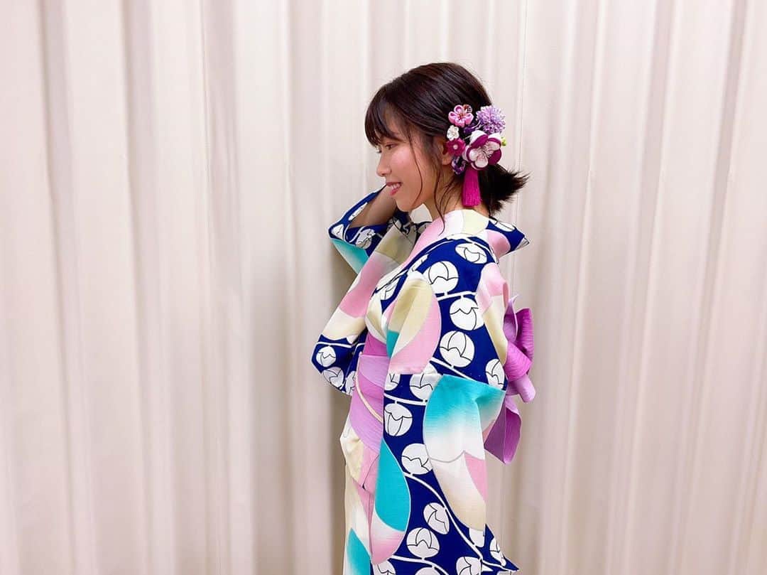 横山由依さんのインスタグラム写真 - (横山由依Instagram)「💐  #浴衣 #yukata」8月4日 21時05分 - yokoyamayui_1208