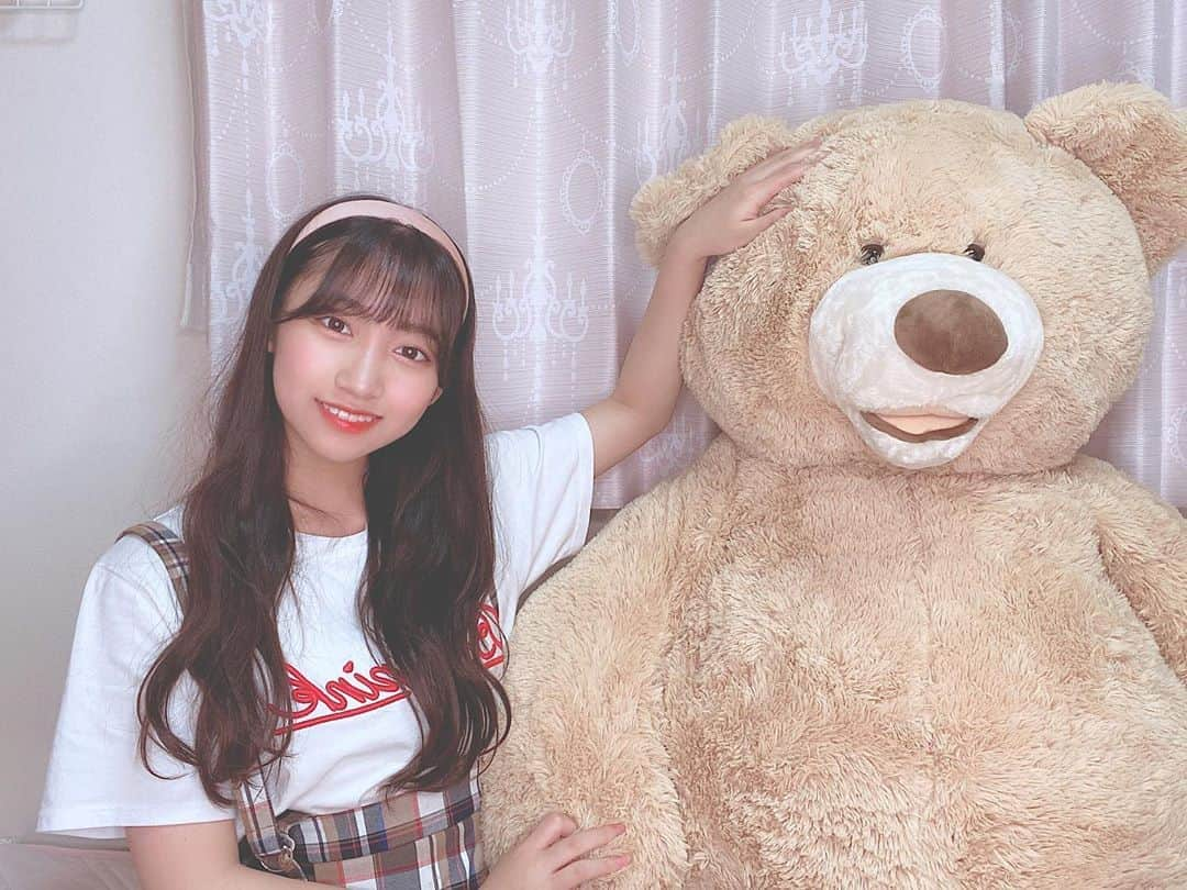 後藤陽菜乃さんのインスタグラム写真 - (後藤陽菜乃Instagram)「❤︎ チェリーちゃん🧸🍒 ・ #コストコぬいぐるみ #チェリーちゃん #くまちゃん #大きなくまちゃん」8月4日 13時25分 - pinachan._.0308