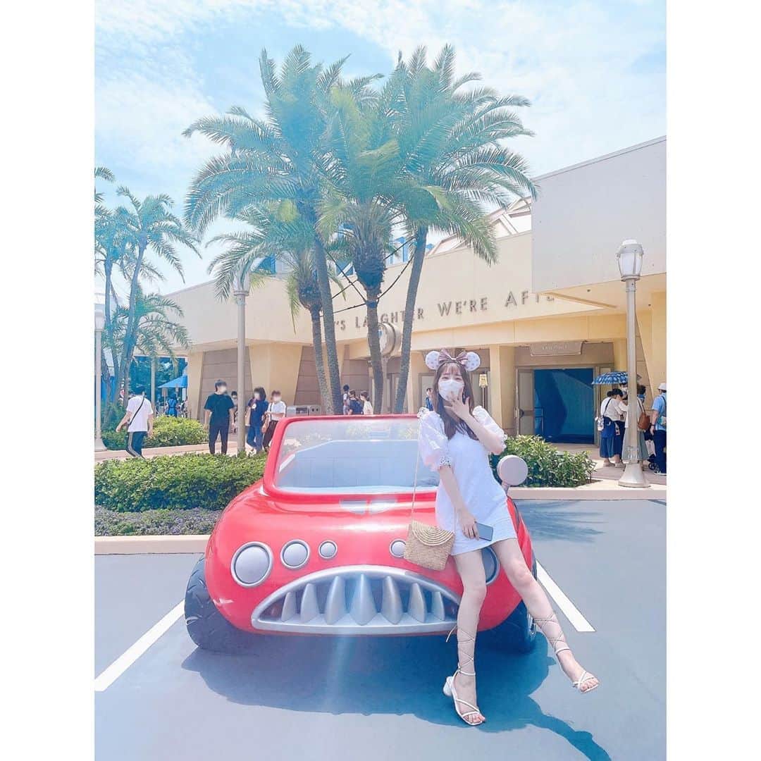 堀尾実咲のインスタグラム：「🐭🚘🤍  #ディズニー #ディズニーランド #東京ディズニーランド #TDL #ディズニーリゾート #東京ディズニーリゾート #disney #disneyland #tokyodisneyland #disneyresort」