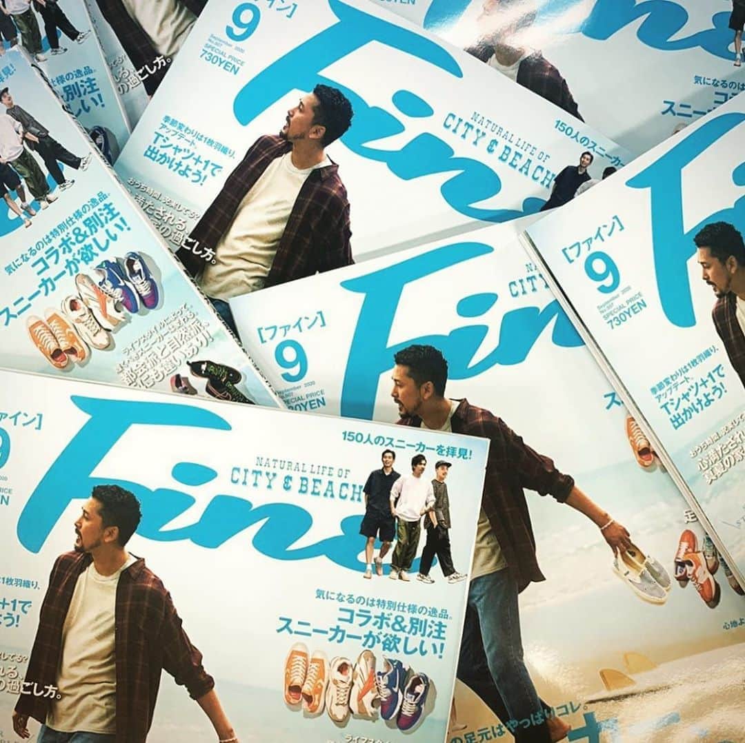 深水元基さんのインスタグラム写真 - (深水元基Instagram)「Fineの表紙やらせて頂きました。 8/6発売です〜^o^」8月4日 14時35分 - fukami_motoki