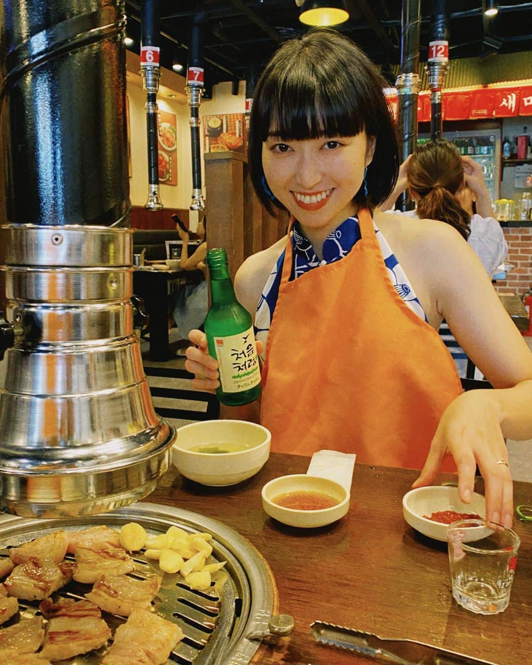 中里亜美さんのインスタグラム写真 - (中里亜美Instagram)「女の子好きだから緊張しちゃうからお酒で誤魔化す。」8月4日 15時24分 - __ami__go__