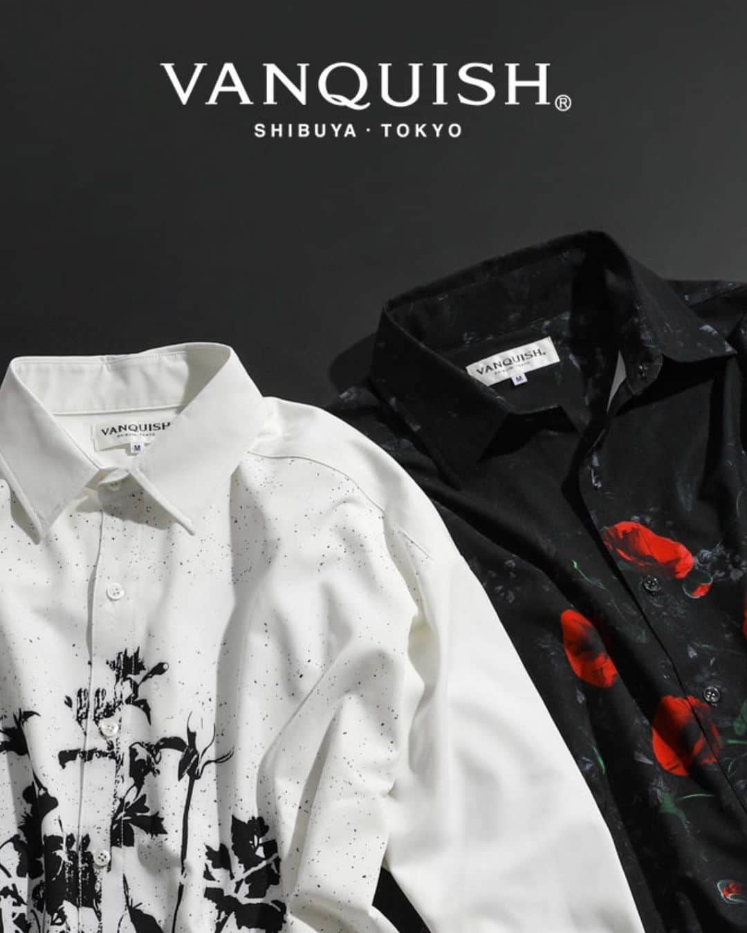 ヴァンキッシュのインスタグラム：「ㅤㅤㅤㅤㅤㅤㅤㅤㅤㅤㅤㅤㅤ ㅤㅤㅤㅤㅤㅤㅤㅤㅤㅤㅤㅤㅤ ■Monochrome flower collar shirt[VJS1353] ㅤㅤㅤㅤㅤㅤㅤㅤㅤㅤㅤㅤ Color:White/Black Size:S/M/L JPY 12,100 (tax included) ㅤㅤㅤㅤㅤㅤㅤㅤㅤㅤㅤㅤㅤ ■Flower pattern collar shirt[VJS1352] ㅤㅤㅤㅤㅤㅤㅤㅤㅤㅤㅤㅤㅤ Color:Black×Red/Black×Purple Size:S/M/L JPY 12,100 (tax included) ㅤㅤㅤㅤㅤㅤㅤㅤㅤㅤ Shop link bio！ ——————————————— ‪#VANQUISH #vanquishjp」