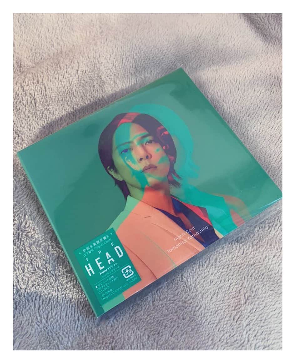 のインスタグラム：「A little late, but I got it!  I wanted to get the Limited Edition A as well, but Only B this time.  #thehead. #NightsCold  #TomohisaYamashita #山下智久」