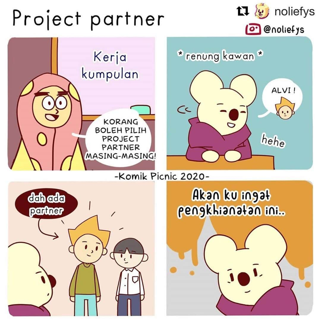 Koleksi Komik Malaysiaさんのインスタグラム写真 - (Koleksi Komik MalaysiaInstagram)「#Repost @noliefys with @get_repost ・・・ Sakitnya di seluruh badan :'v . #studentlife #studentmemes #memeref #picniclukiskomik #noliefys」8月4日 17時40分 - tokkmungg_exclusive