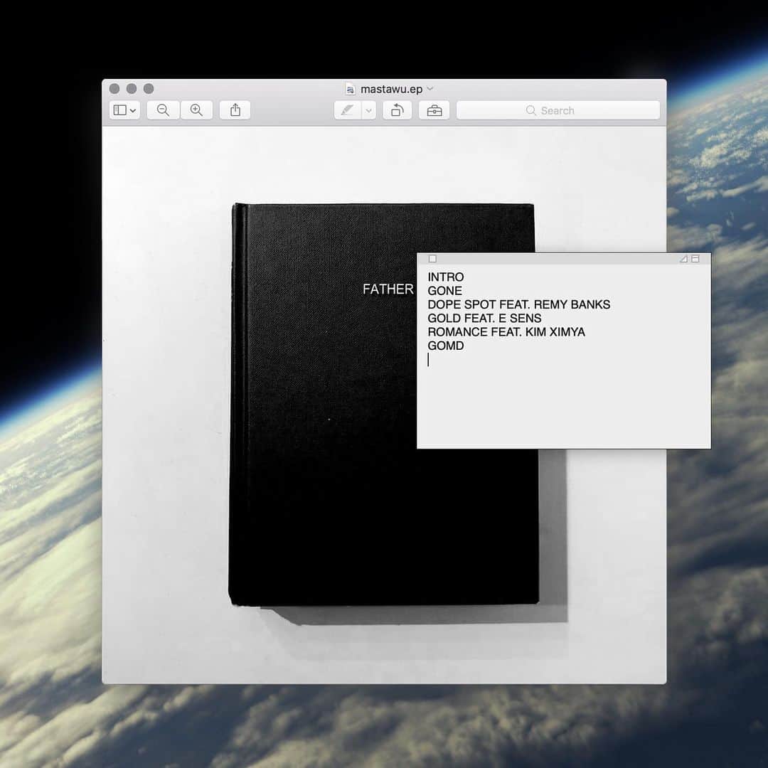 マスターウーのインスタグラム：「Masta Wu - Father EP Official Tracklist 20.08.11 6PM」
