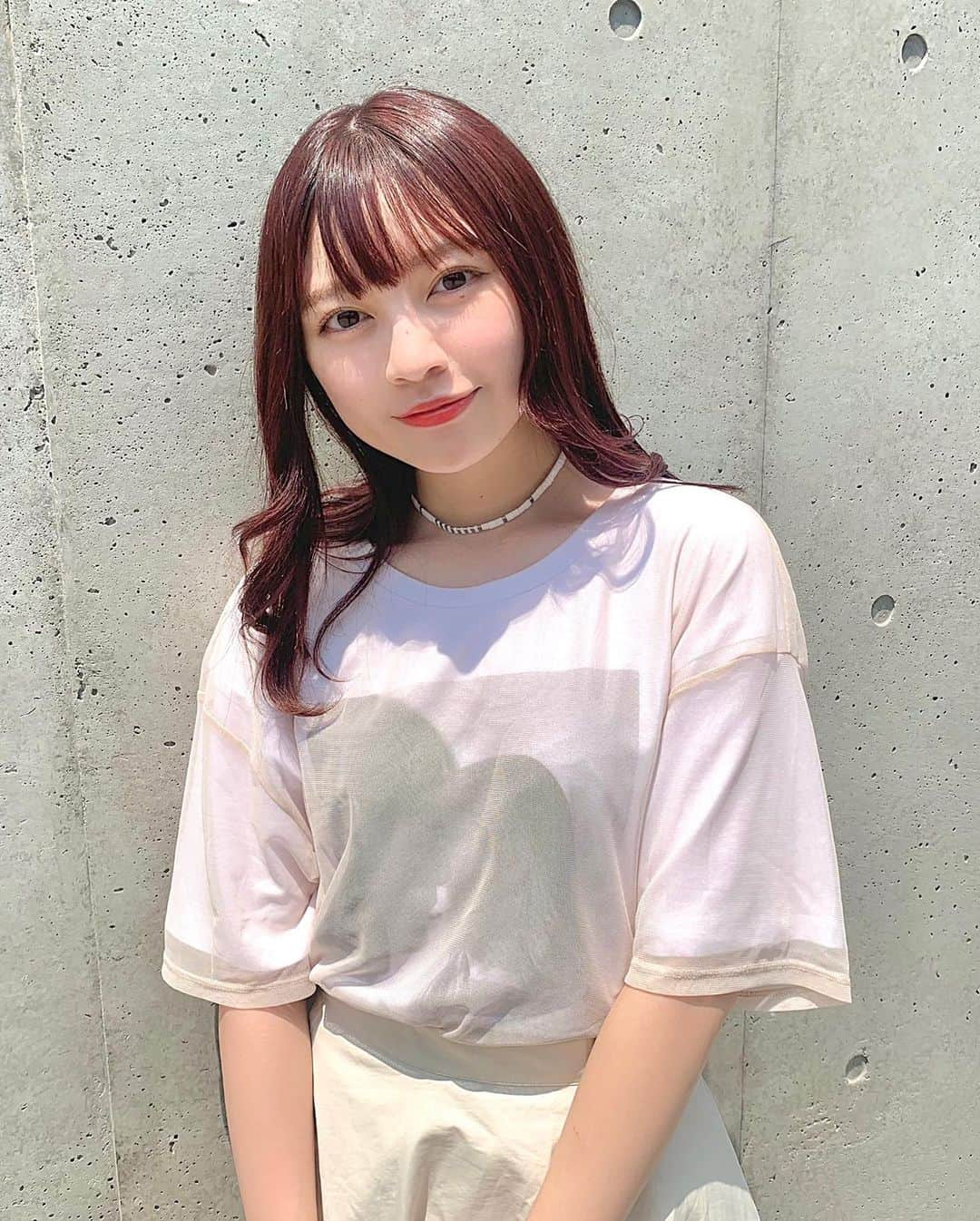 廣川奈々聖さんのインスタグラム写真 - (廣川奈々聖Instagram)「ピンクの髪色良い感じだな〜うれし〜🐇💕﻿ ﻿ 3枚目が実際の見たときの色にいちばん近いかも！﻿ ﻿ ﻿ ﻿ ﻿ #ヘアカラー#ピンクブラウン#zara#夏コーデ#ホワイトコーデ#ootd」8月4日 18時00分 - nanaseven7_u_u