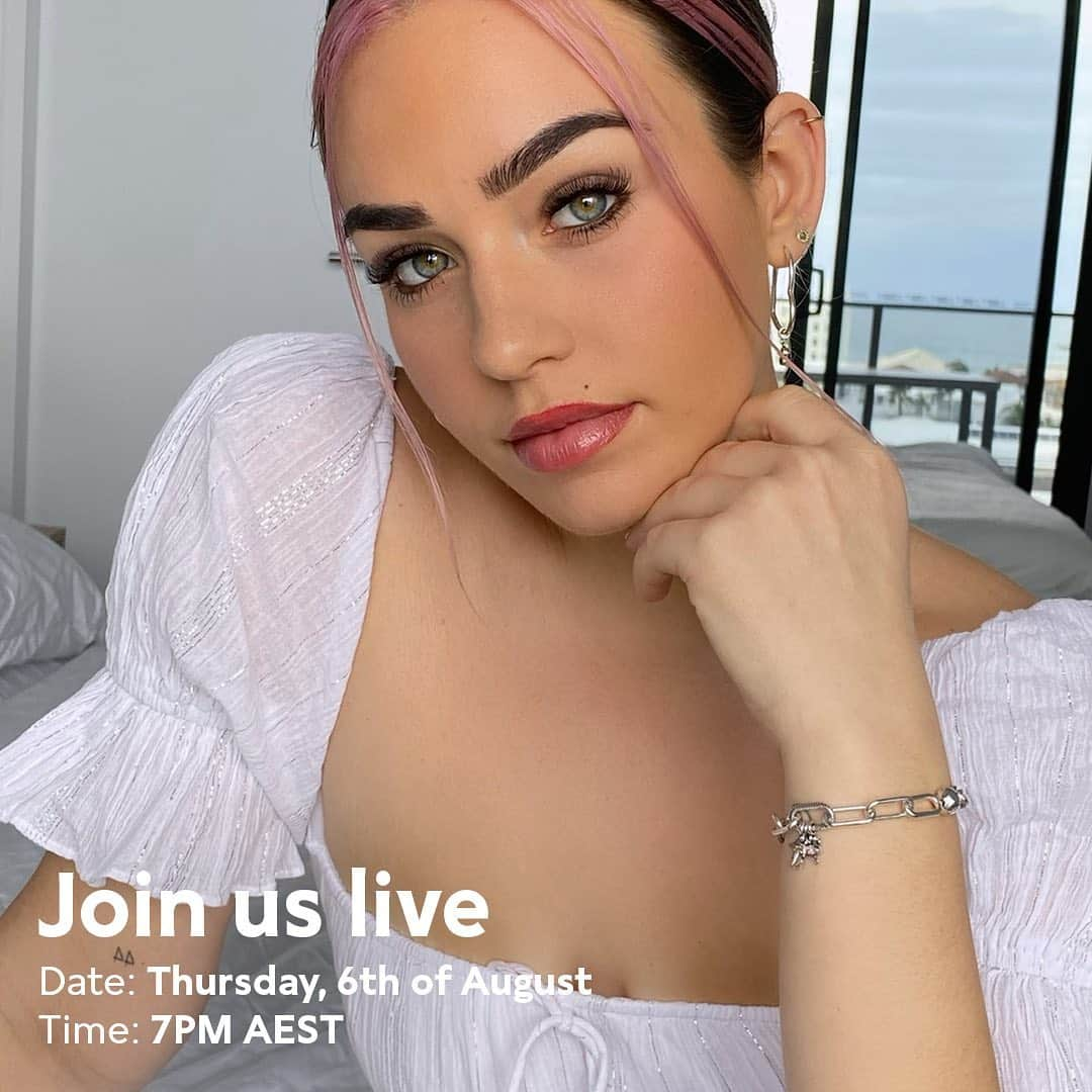 PANDORAさんのインスタグラム写真 - (PANDORAInstagram)「Join us live for a Pandora Me styling session with @cartiamallan Date: Thursday 6th of August Time: 7PM AEST See you there!」8月4日 18時03分 - theofficialpandora