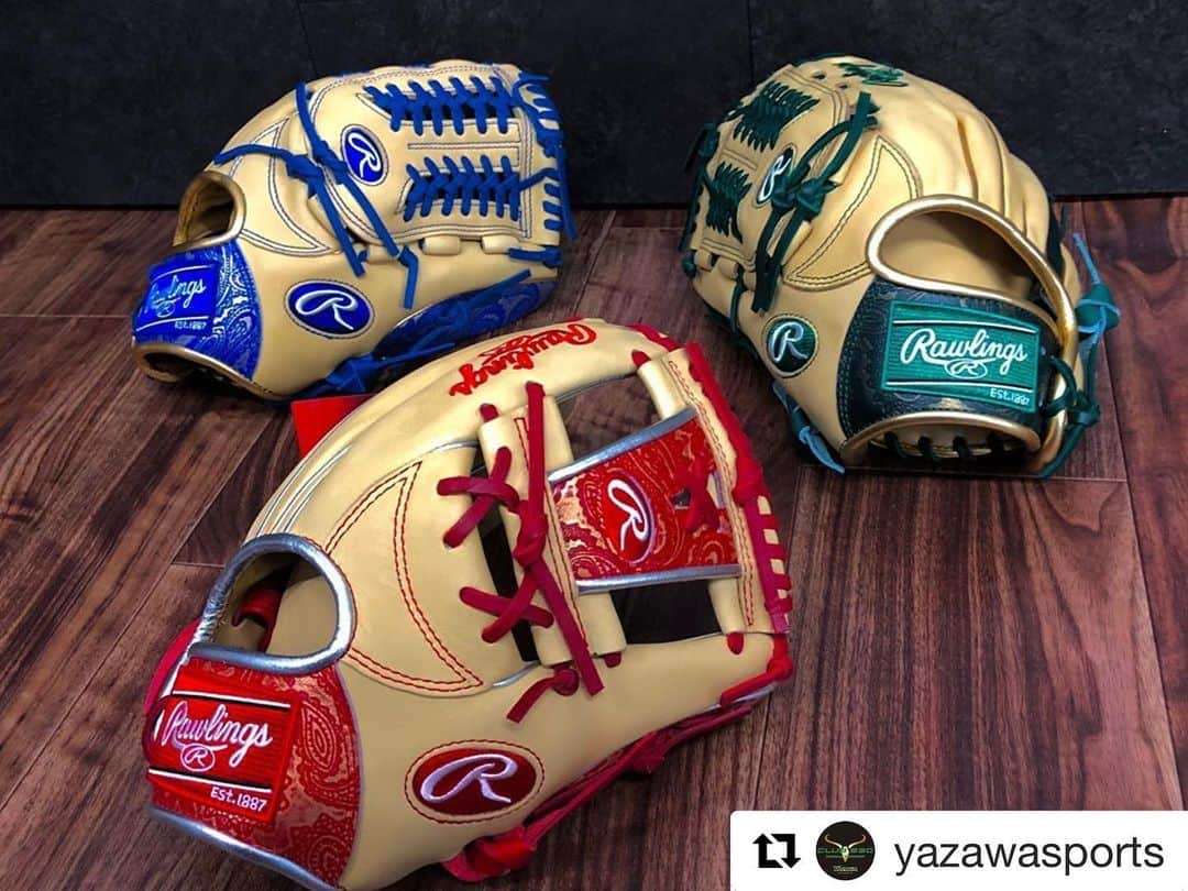 Rawlings Japanさんのインスタグラム写真 - (Rawlings JapanInstagram)「#Repost @yazawasports with @get_repost ・・・  Rawlings 限定軟式グラブ﻿ ﻿ ・HOH﻿ ・ペイズリー柄﻿ ・軟式グラブ﻿ ・限定﻿ ・素材　USステアレザー﻿ ・内野手用、オールフィルダー用﻿ ﻿ ﻿ 限定品の為数に限りがございます。﻿ ﻿ ﻿ #ヤザワスポーツ﻿ #栃木県﻿ #足利市﻿ #野球専門店﻿ #ローリングス﻿ #rawlings ﻿ #ペイズリー柄﻿ #ペイズリー﻿ #限定　﻿ #限定グラブ﻿ #軟式野球﻿ #軟式グラブ﻿ #野球　﻿ #baseball﻿ #ソフトボール﻿ #softball @rawlings_japan_llc」8月4日 18時29分 - rawlings_japan_llc