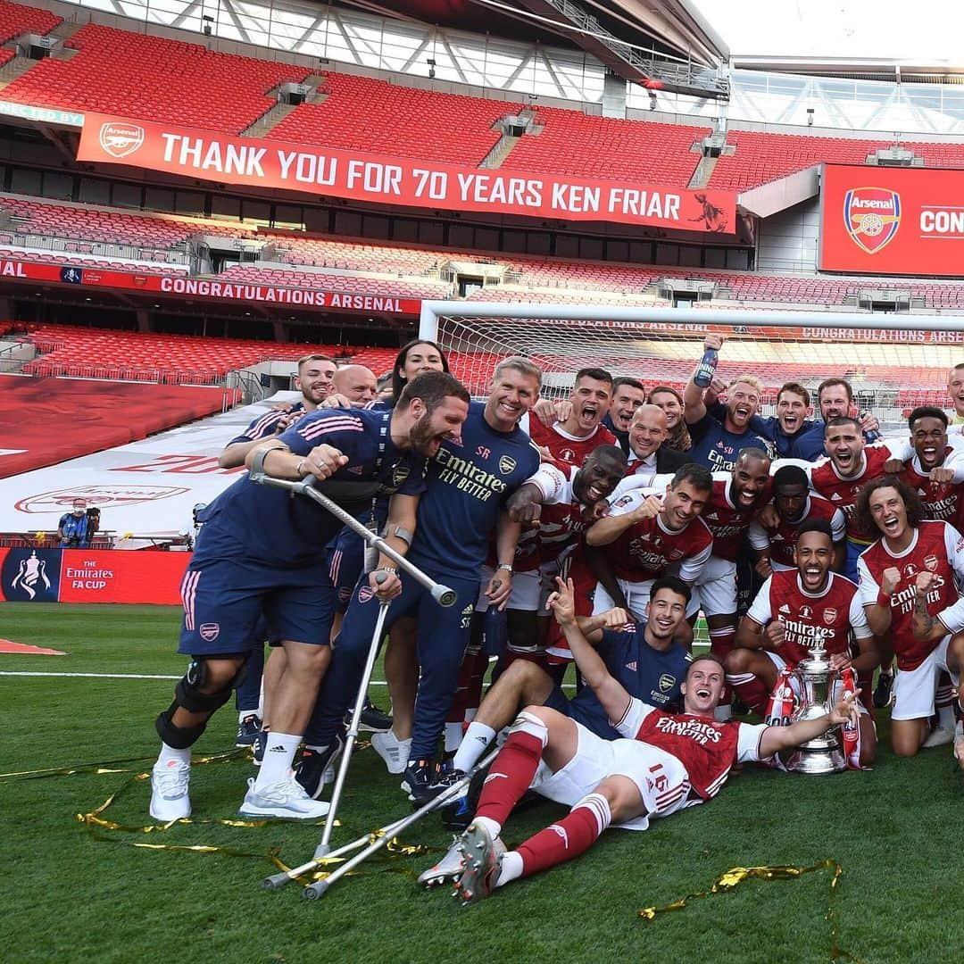 アーセナルFCさんのインスタグラム写真 - (アーセナルFCInstagram)「𝐓𝐎𝐆𝐄𝐓𝐇𝐄𝐑 👊⁠⠀  #Arsenal #EmiratesFACup #COYG」8月4日 18時42分 - arsenal