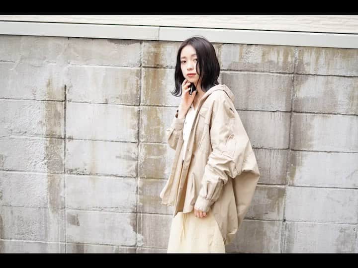塩川裕美のインスタグラム：「. . movie✍︎︎ . . . . #天神美容室 #福岡美容室 #サロンモデル #福岡サロモ #ヘアカタ　#ミディアム　#インナーカラー #暗髪 #暗髪カラー #動画 #journalstandard #snidel #movie #いいね #おちびコーデ　#低身長コーデ #今日のコーデ」