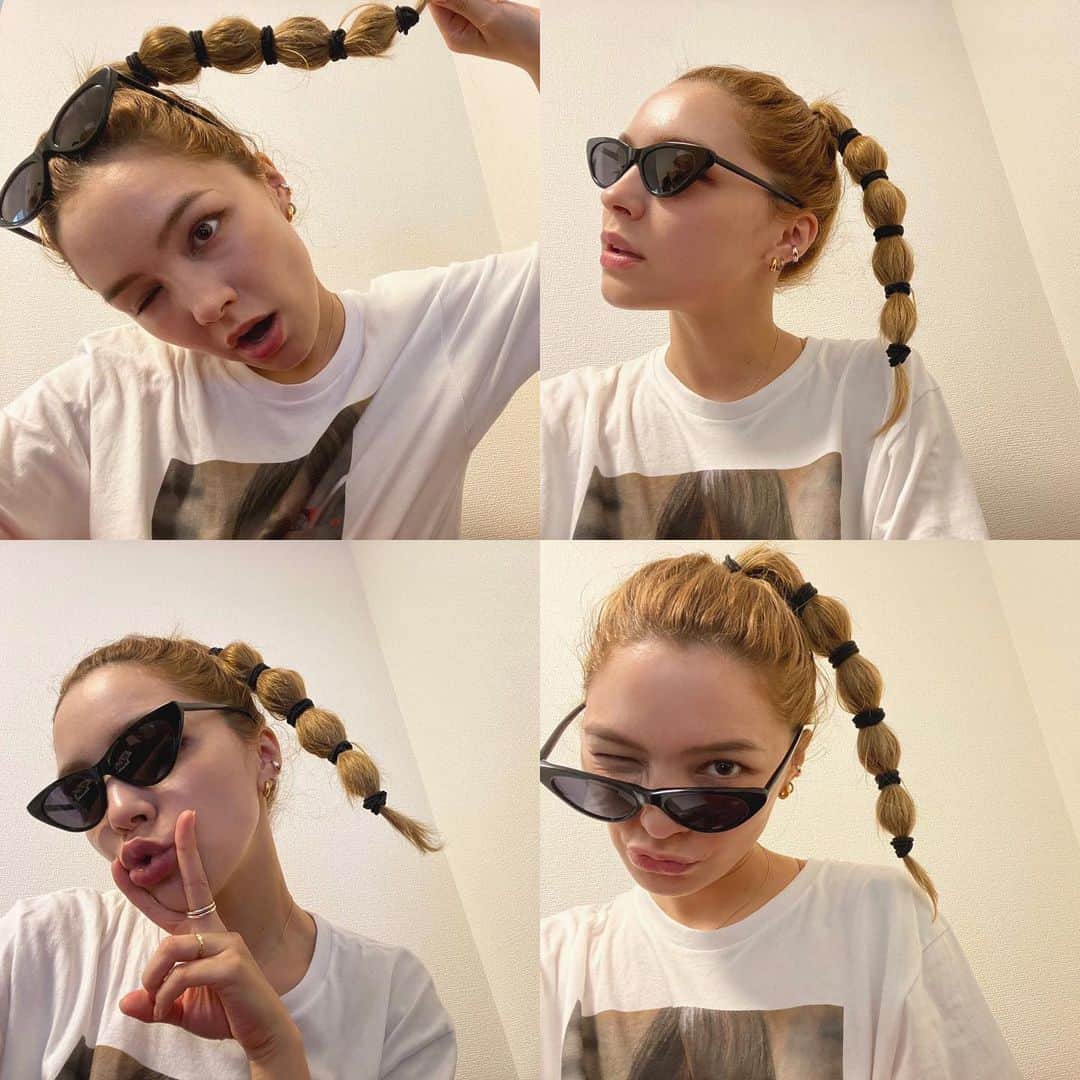 ステファニーのインスタグラム：「🤘🏽☀️ 大のサングラス好きの私ですが、この形も大好きだー！  このサングラスはデンマークでデザインされたサングラスで、可愛いのはもちろんなんだけど 全ての商品の売り上げの一部を、海洋プラスチックゴミの清掃活動を行うNGO ProArtsoに寄付しているらしく、ファッションを楽しむ事にプラスして地球の環境保護にも貢献できるってとっても素敵だよね！  梅雨も明けて紫外線も凄いから、オシャレが好きな人や日焼け対策はもちろん、環境保護もちょっと気になる方は是非！  こちらのクーポンコード →『steph0928sp』 を入力すると今なら "20%OFF"に！！ そして、送料は無料なうえに、ちょっと自分に この形はフィットしなかったかも？って思ったら 返品も無料なの！ 安心してトライできるし、他のデザインも可愛いから 是非checkしてみてね♡！ #love #eyewear #sunglasses #messyweekend #メシーウィークエンド @messyweekendco @messyweekend_jp」