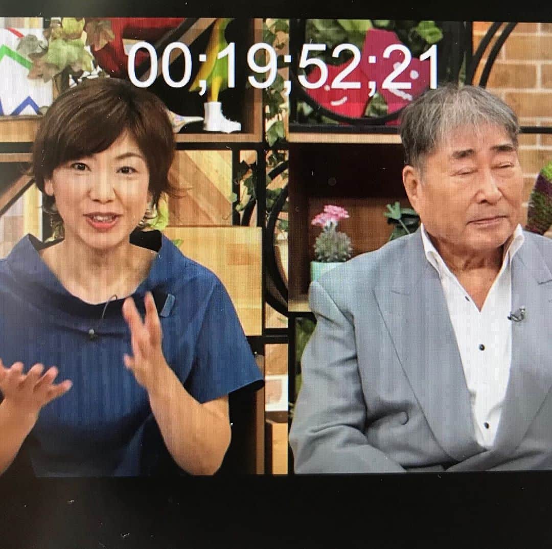 小谷あゆみのインスタグラム：「重ね重ねの告知ではなはだ恐縮ではございますが～、 じぶんで宣伝しないで誰がするーーーというわけで、 まもなく！今夜20時から放送します！ ＃NHK介護百人一首　＃Eテレ　 今夜のテーマの一つはこちらの短歌♪ 「握りしめいる義母の手を開きやれば満載となる春の光が」 そのほか様々な介護の様子と歌を紹介します。 毒蝮三太夫さんと司会している明るく前向きな介護番組！  ぜひご覧くださいましねーー！ ＃介護百人一首は介護するあなたを応援します。 施設介護、在宅介護、家族の介護、誰かの介護、いろんな介護を応援します。 ＃ソーシャルディスタンス収録」