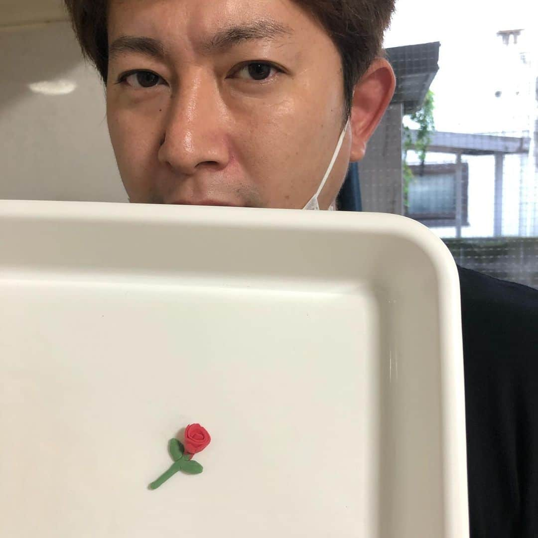 野澤輸出さんのインスタグラム写真 - (野澤輸出Instagram)「【粘土作品番外・ダンビラ大原編3】  「薔薇」  #粘土好きと繋がりたい #1人粘土リレー #ノザワ粘土  #ダンビラムーチョ大原 #粘土 #粘土細工 #粘土遊び #ねんど #吉本自宅劇場 #薔薇 #薔薇🌹 #バラ #🌹 #🥀 #ダンビラムーチョ #大原優一」8月4日 19時16分 - nozawa1224