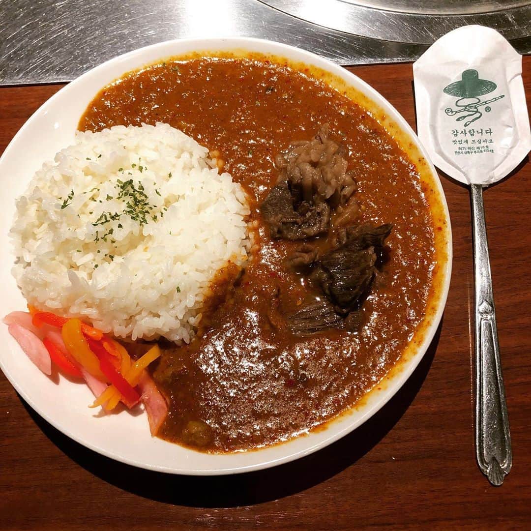 瑛蓮のインスタグラム：「素麺と桃が食べたいと思ってましたが、カレーを頼んで食べたら食べたかったのはカレーだということが分かって良かったです。  #瑛蓮 #潜在意識」