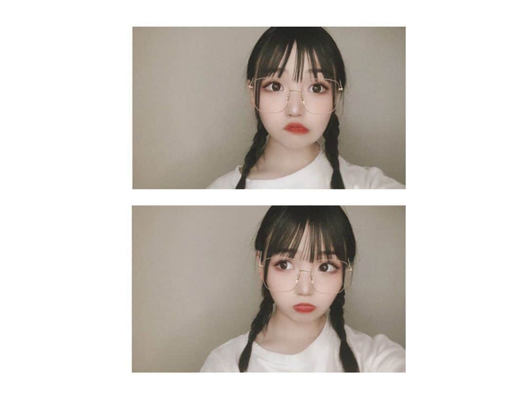 こあ（ゆずこあ）のインスタグラム：「・ リクエストの三つ編み(おさげ？ ・ ・ 🥱🥱🥱」