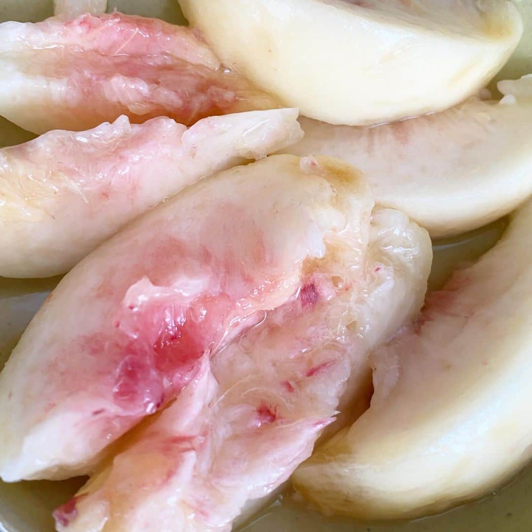 山賀琴子さんのインスタグラム写真 - (山賀琴子Instagram)「桃が美味しい季節🍑 毎日食べたいくらい好き🍑」8月4日 20時21分 - kotokoyamaga
