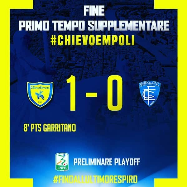 ACキエーヴォ・ヴェローナさんのインスタグラム写真 - (ACキエーヴォ・ヴェローナInstagram)「Fine PTS #ChievoEmpoli 1️⃣-0️⃣  #FinoAllUltimoRespiro #ForzaChievoSempre #calcio #seriebkt」8月5日 6時19分 - acchievoverona