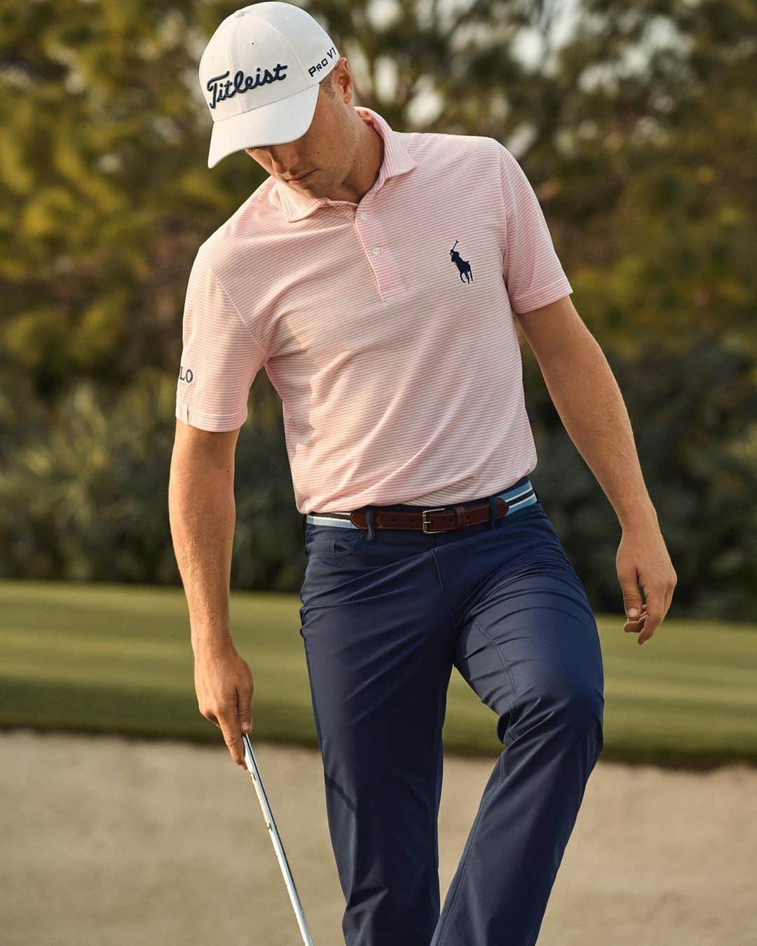 ジャスティン・トーマスのインスタグラム：「Here’s a sneak peek at one of my @poloralphlauren outfits for this weeks @PGAChampionship #RLXGolf #PoloGolf #RLAmbassador」