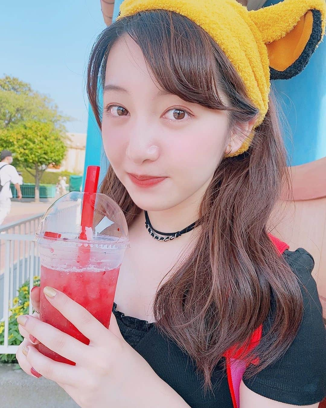 鉄戸美桜のインスタグラム：「めーちゃ暑かった😳💦 #東京ディズニーランド」